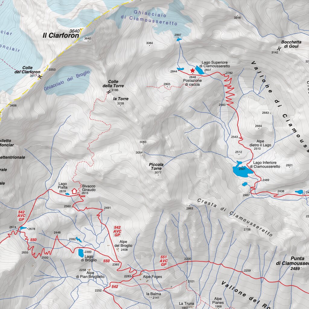 Carta 24 - Alta Valle Orco - Gran Paradiso Map by Fraternali Editore ...