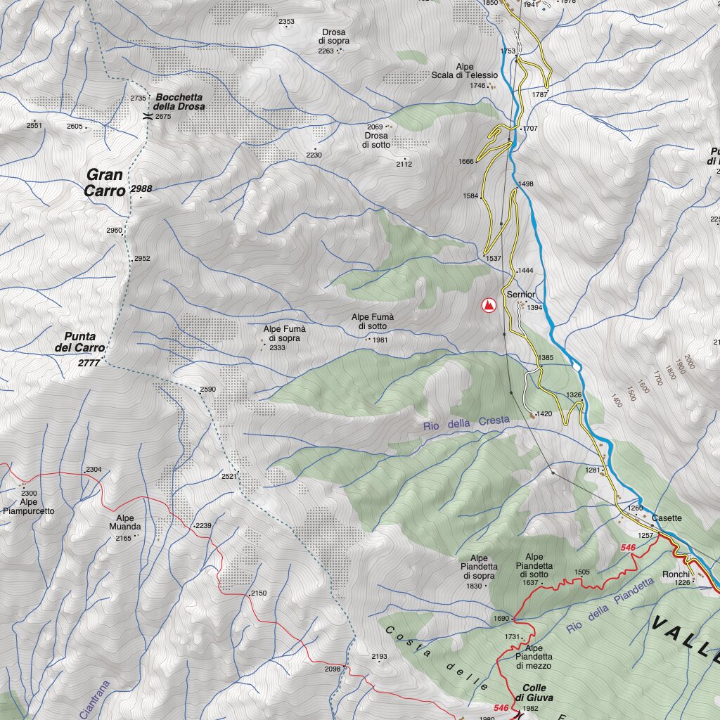 Carta 24 - Alta Valle Orco - Gran Paradiso Map by Fraternali Editore ...