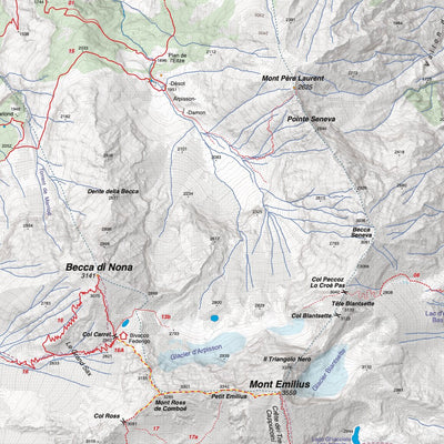 Carta 28 - Aosta - Pila - Valle di Cogne - Gran Paradiso Preview 3