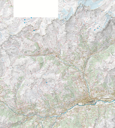Fraternali Editore Carta 30 - Gran San Bernardo - Valle di Ollomont - Mont Fallére - Aosta digital map