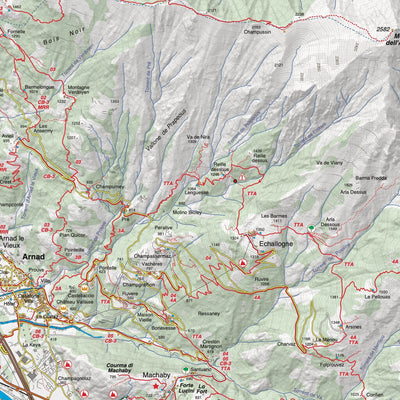 Fraternali Editore Carta 38 - Bassa Valle di Gressoney - Bassa Val d'Ayas - Oropa bundle exclusive