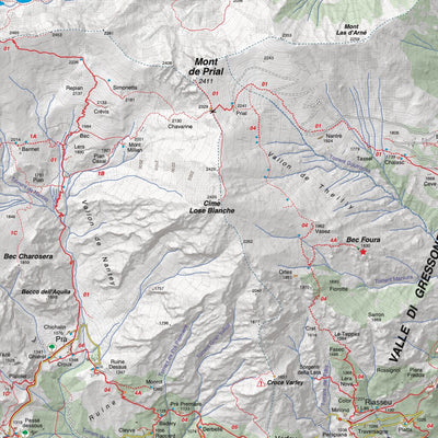 Carta 38 - Bassa Valle di Gressoney - Bassa Val d'Ayas - Oropa Preview 2