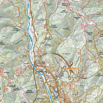 Carta 39 - Valle Argentina - Val Prino - Valle Impero - Val Lerrone Preview 3