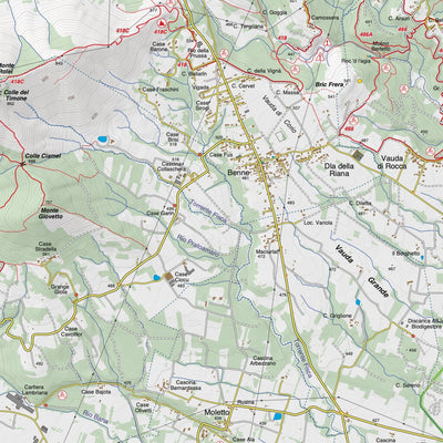 Carta 9 - Basse Valli di Lanzo - Alto Canavese Preview 2