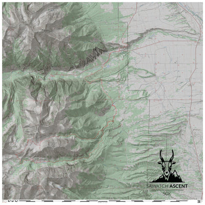 Freestone Endurance Sawatch Ascent 50k digital map
