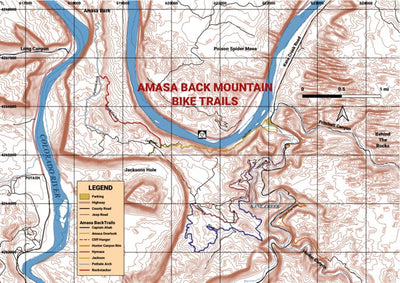 Freethey's non-existent company Amasa Back Mountain Bike Trails digital map