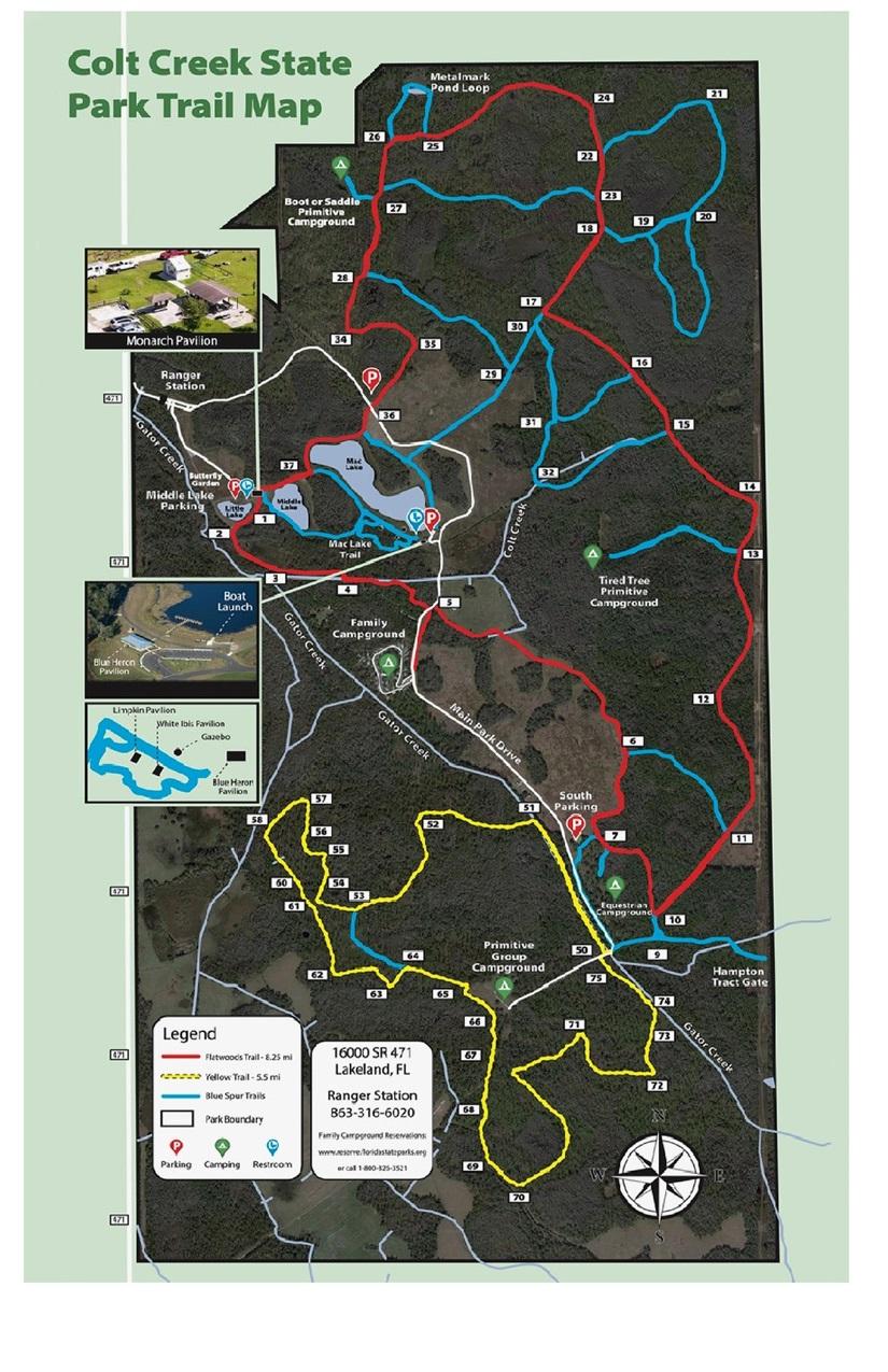 Colt Creek State Park trail Map 2024 by Friends of Colt Creek State ...