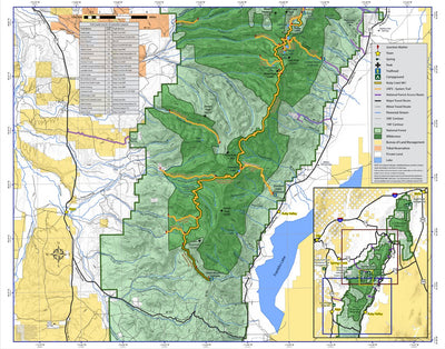 Friends of Nevada Wilderness Ruby Mountains National Recreation Trail - South digital map