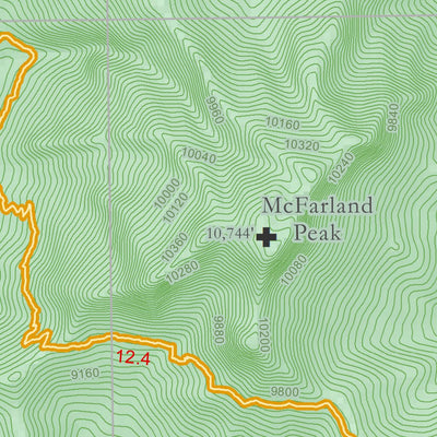 Friends of Nevada Wilderness Spring Mountains National Recreation Area - Back digital map