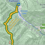 Friends of Nevada Wilderness Toiyabe Crest National Recreation Trail - North digital map