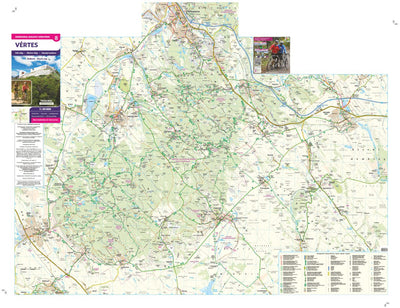 FRIGORIA Könyvkiadó Kft. (Publishing House Ltd.) Vértes kerékpáros térkép és turistatérkép M 1:40 000 digital map