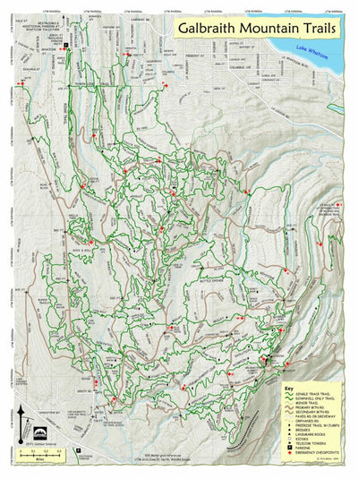 Galbraith Mtn Trails Map 2024 Edition Preview 1