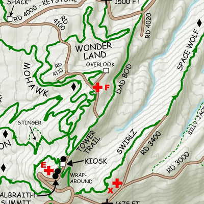 Galbraith Mtn Trails Map 2024 Edition Preview 3