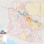 Game Planner Maps Arizona Winter Elk Density digital map