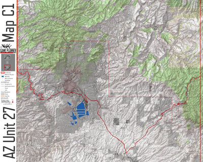 Game Planner Maps AZ_27_C1 digital map