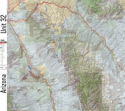 Game Planner Maps AZ_32_3 digital map