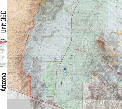 Game Planner Maps AZ_36C_2 digital map