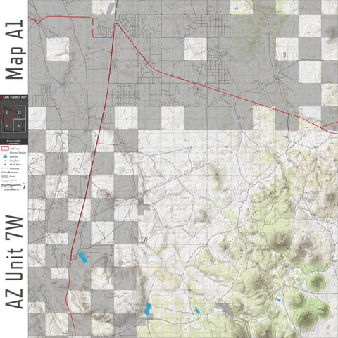 Game Planner Maps AZ 7W A1 bundle exclusive