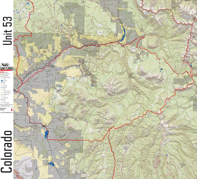 Game Planner Maps Colorado Unit 53 digital map