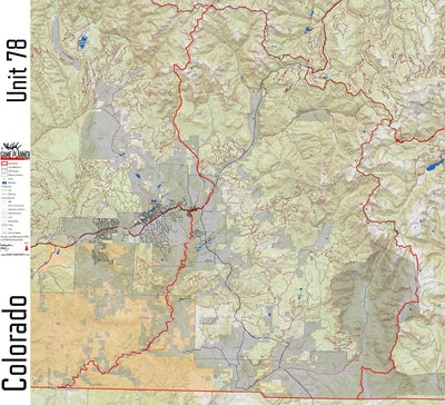 Game Planner Maps Colorado Unit 78 digital map