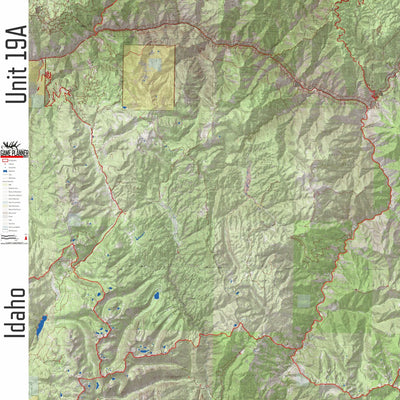 Game Planner Maps Idaho Unit 19A digital map