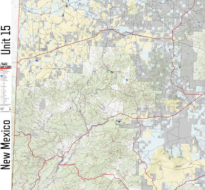 Game Planner Maps New Mexico Unit 15 digital map