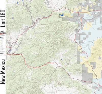 Game Planner Maps New Mexico Unit 16D digital map