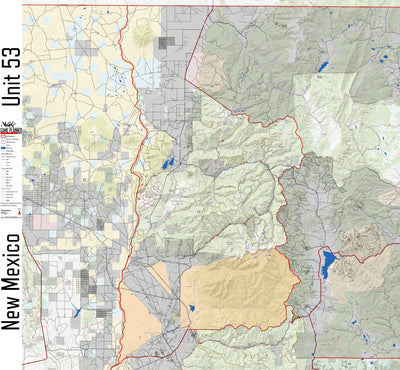 Game Planner Maps New Mexico Unit 53 digital map