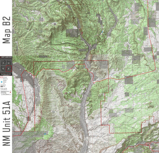 New Mexico Unit 51A Detail Set Map by Game Planner Maps | Avenza Maps