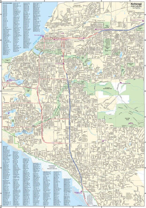 Alaska Atlas & Gazetteer- Anchorage Preview 1