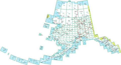 Alaska Atlas & Gazetteer Overview Map Preview 1