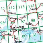 Alaska Atlas & Gazetteer Overview Map Preview 3