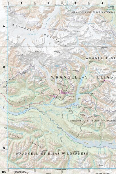 Alaska Atlas & Gazetteer Page 100 Preview 1