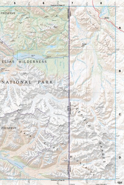 Alaska Atlas & Gazetteer Page 101 Preview 1