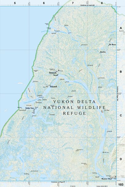 Alaska Atlas & Gazetteer Page 103 Preview 1