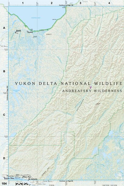 Alaska Atlas & Gazetteer Page 104 Preview 1