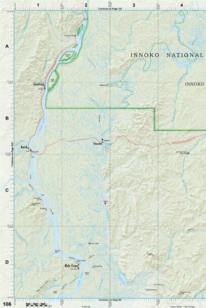 Alaska Atlas & Gazetteer Page 106 Preview 1