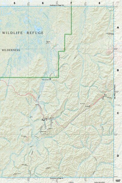 Alaska Atlas & Gazetteer Page 107 Preview 1