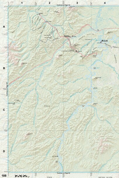 Alaska Atlas & Gazetteer Page 108 Preview 1