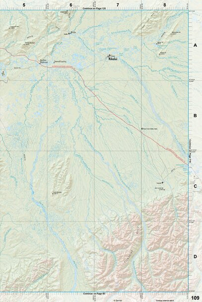 Alaska Atlas & Gazetteer Page 109 Preview 1