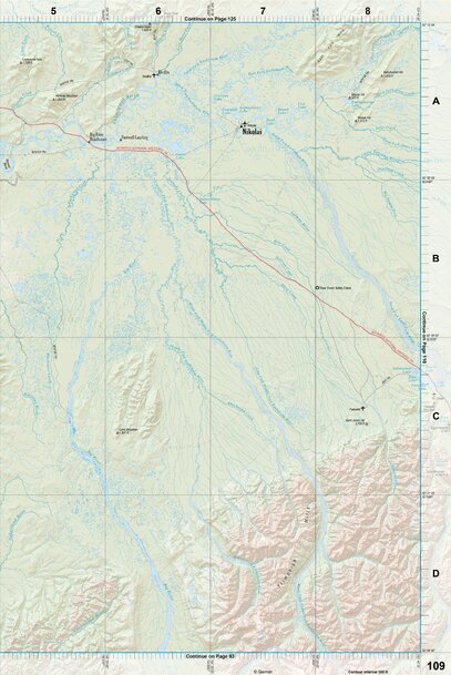 Alaska Atlas & Gazetteer Page 109 Preview 1