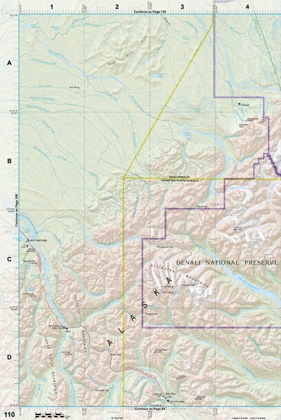 Alaska Atlas & Gazetteer Page 110 Preview 1