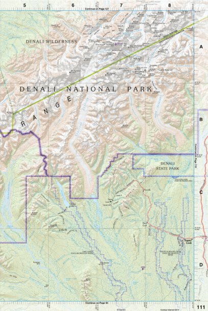 Garmin Alaska Atlas & Gazetteer Page 111 digital map