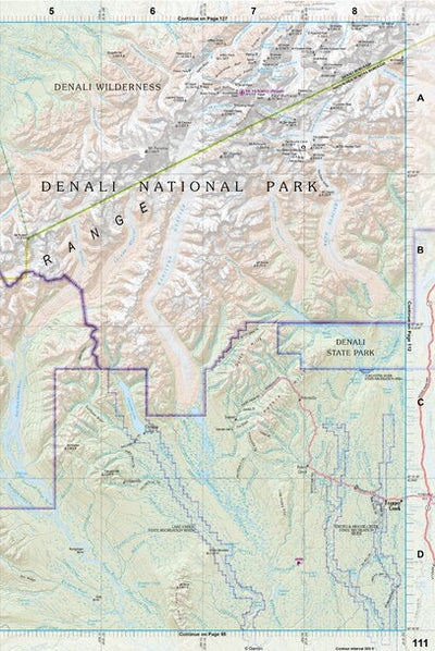 Alaska Atlas & Gazetteer Page 111 Preview 1
