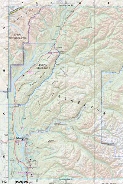 Alaska Atlas & Gazetteer Page 112 Preview 1