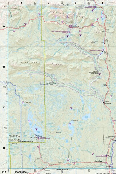 Alaska Atlas & Gazetteer Page 114 Preview 1
