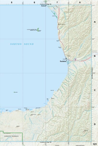 Alaska Atlas & Gazetteer Page 121 Preview 1