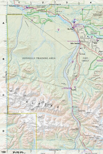 Alaska Atlas & Gazetteer Page 130 Preview 1