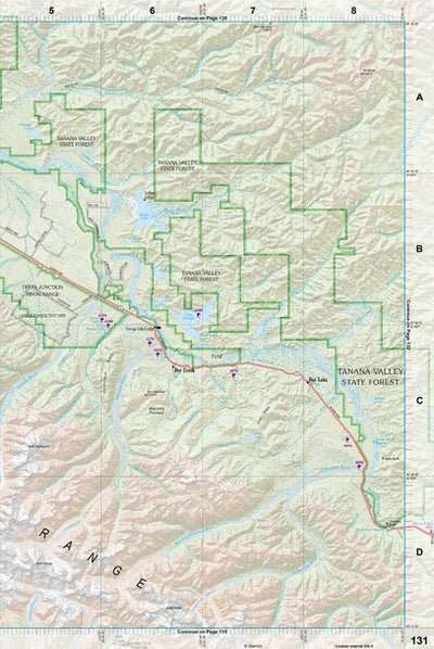 Alaska Atlas & Gazetteer Page 131 Preview 1