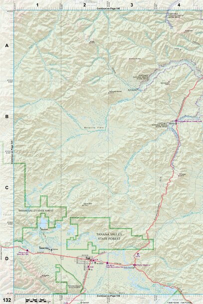 Alaska Atlas & Gazetteer Page 132 Preview 1